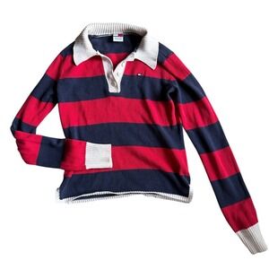 Vintage Tommy jeans polo striped shirt